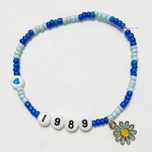 Taylor Swift Eras Tour Friendship Bracelet 1989 with Charm